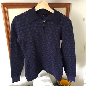 Vintage Jessica Wool Collared Sweater